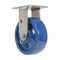 Vestil Solid Polyurethane Rigid Caster 6 In. Diameter x 2 In. Width 1200 Lb. Capacity Dark Blue CST-F-SS-6X2SP-R - alternate 4